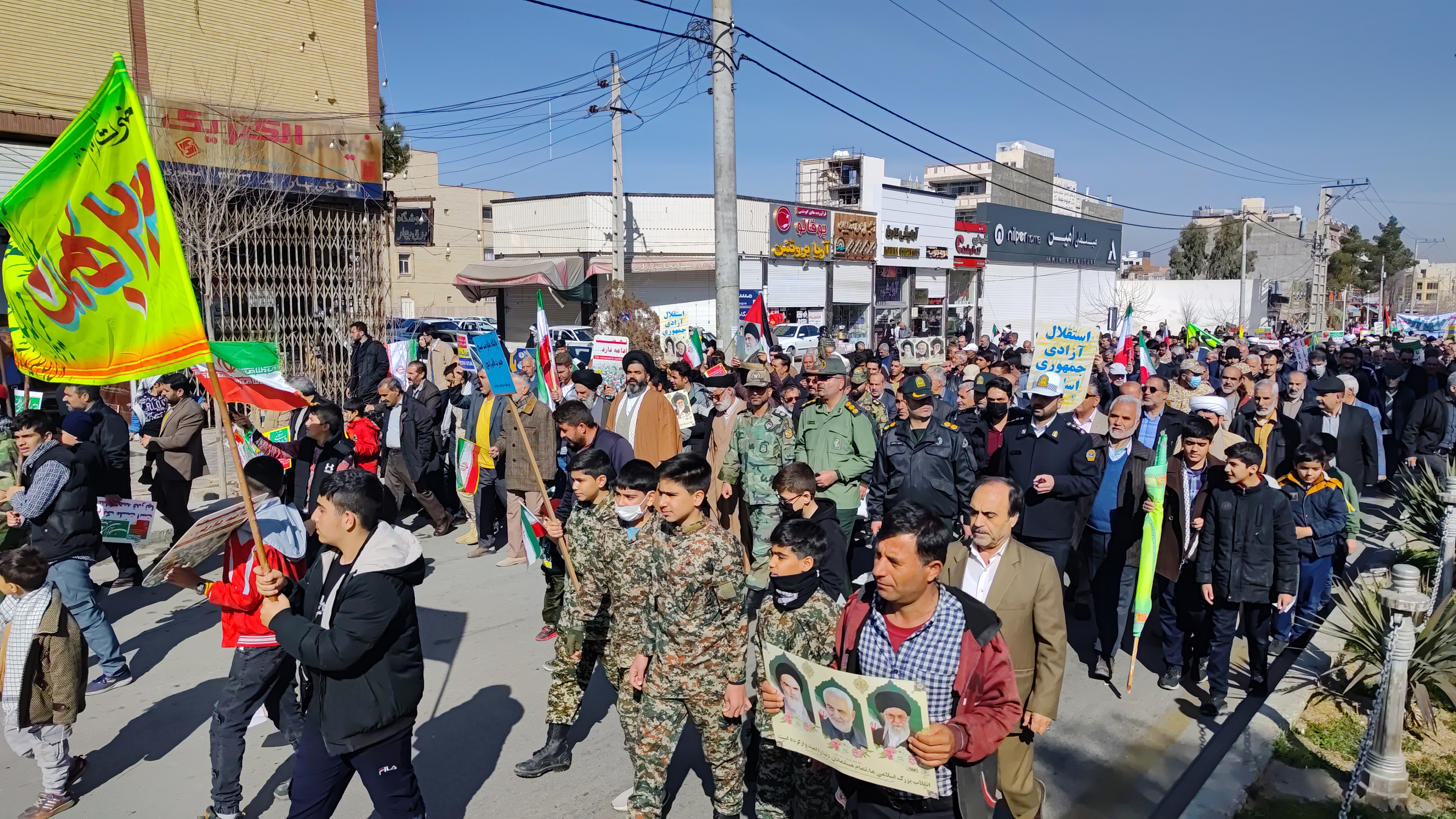 تصاویر راهپیمایی ۲۲ بهمن ماه سال ۱۴۰۲