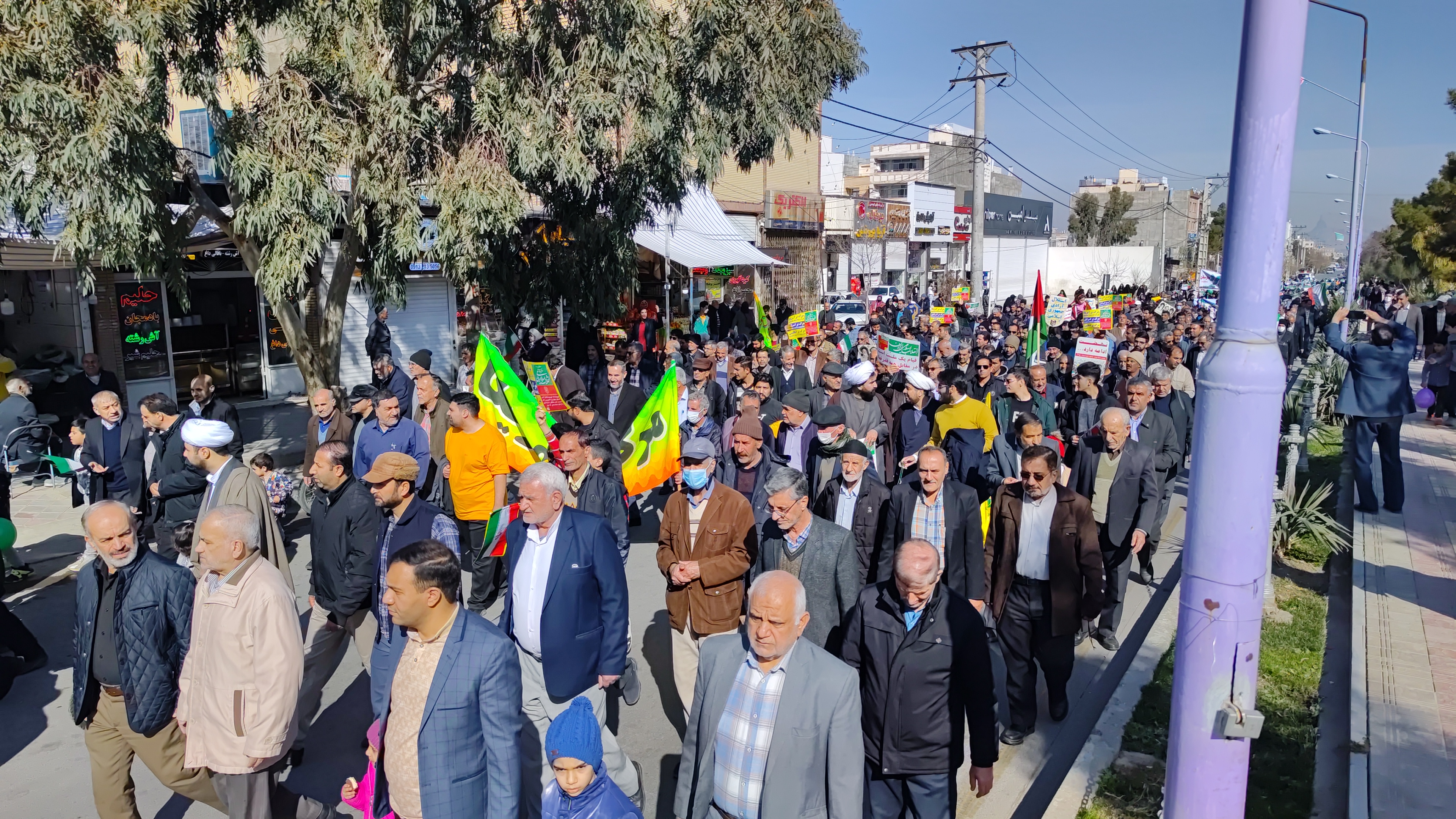 تصاویر راهپیمایی ۲۲ بهمن ماه سال ۱۴۰۲