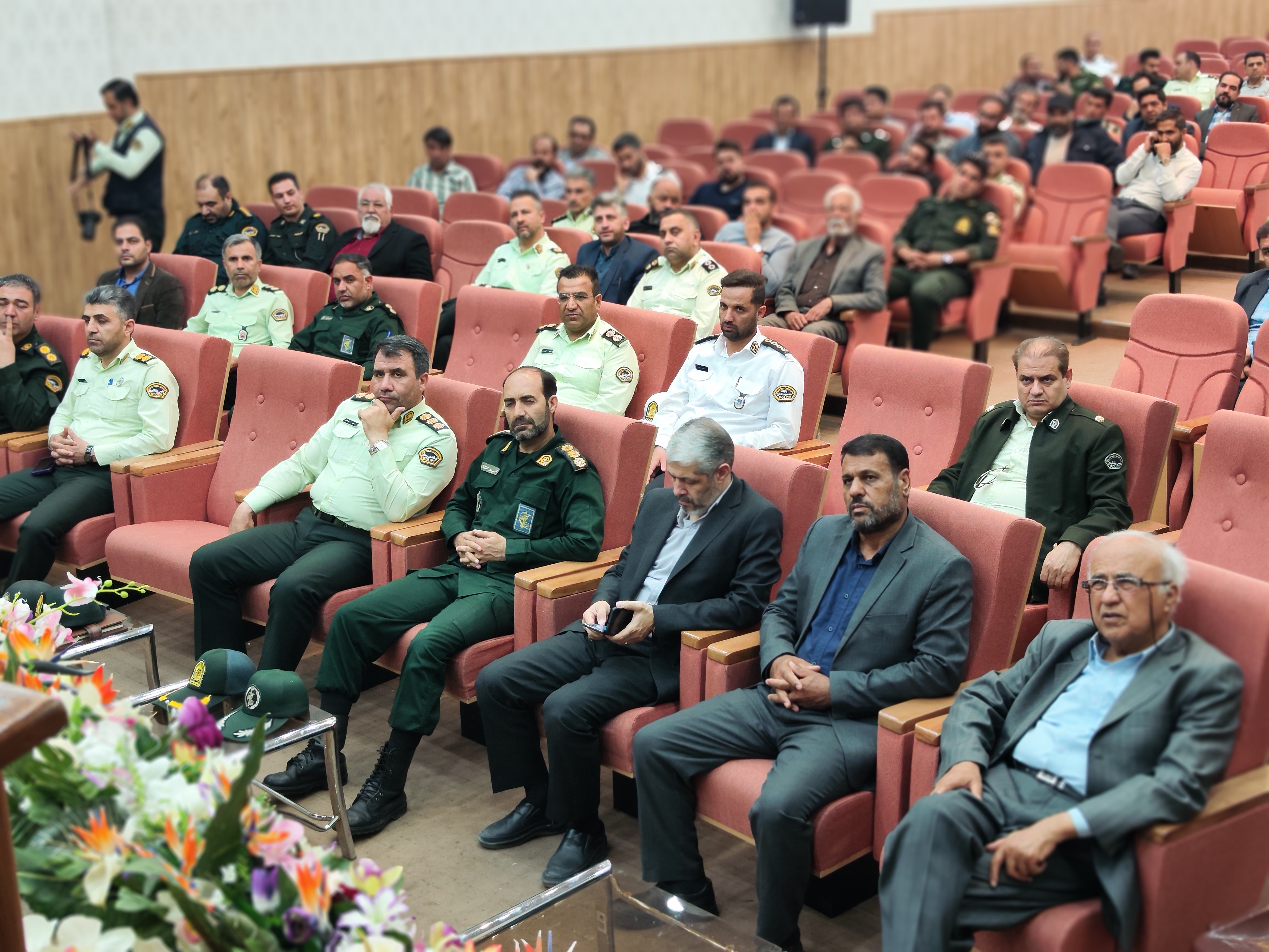 مراسم تکریم و معارفه ریاست کلانتری ۲۲ شهر بهارستان 